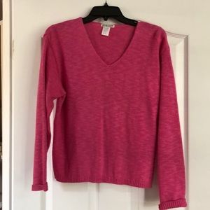 Hot pink Avalin one size cotton sweater
